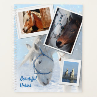 Beautiful Horses Photo Planner Hard Cover