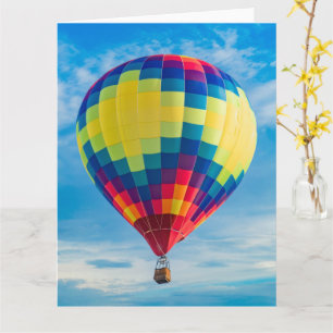 Beautiful Hot Air Balloons Blank Notecard