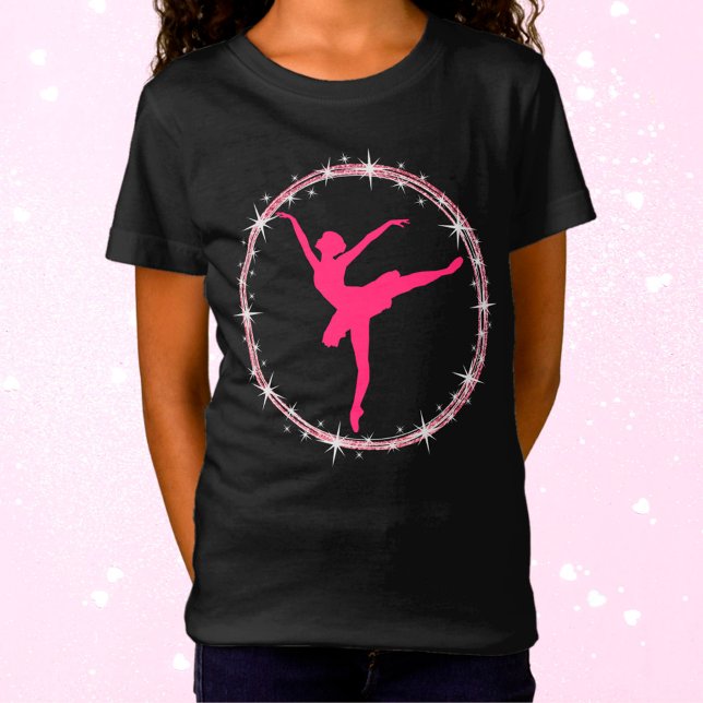Beautiful Hot Pink Ballerina Twinkle T-Shirt (Creator Uploaded)