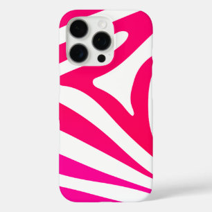 Beautiful Hot Pink Magenta Zebra Print iPhone 16 Pro Case