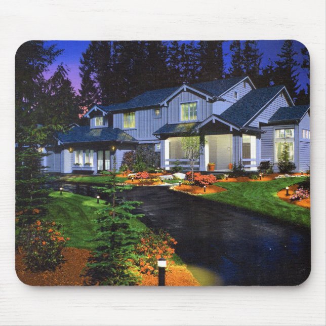 Beautiful House Mouse Mat (Front)