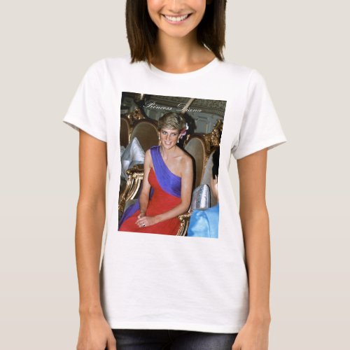 Beautiful HRH Princess Diana Thailand 1988 T_Shirt