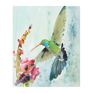 Beautiful Hummingbird Metal Wall Art