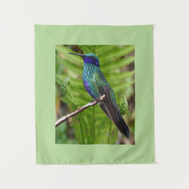 Beautiful Hummingbird Tapestry (Front)