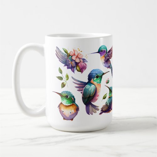 Beautiful Hummingbirds for Bird Lovers on  Coffee Mug