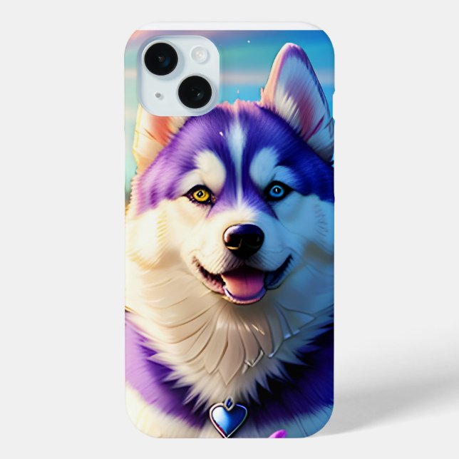 Beautiful Husky Puppy One Case-Mate iPhone Case (Back)