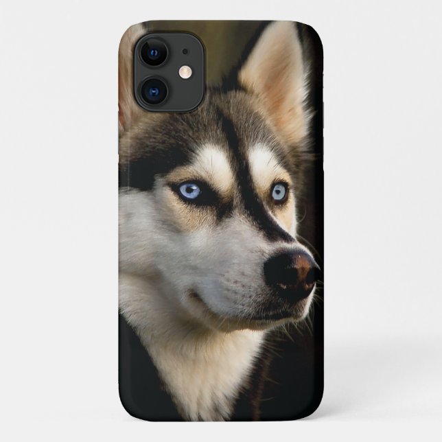 Beautiful Husky Throw Pillow Case-Mate iPhone Case (Back)