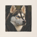 Beautiful Husky Throw Pillow Scarf<br><div class="desc">Beautiful Husky</div>