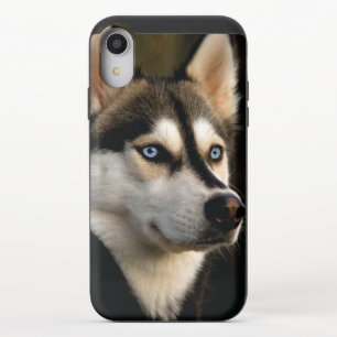 Beautiful Husky Throw Pillow iPhone XR Slider Case