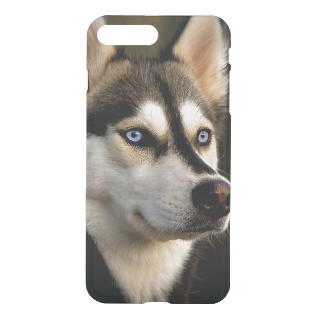 Beautiful Husky Throw Pillow Uncommon iPhone Case (Back)