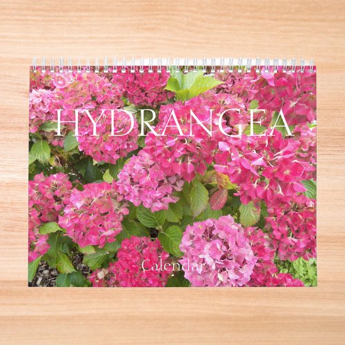 Beautiful Hydrangea Blooms Floral Photographic Calendar