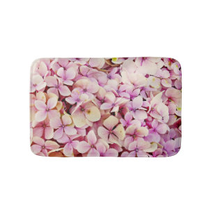 Beautiful Hydrangea Flowers Bath Mat
