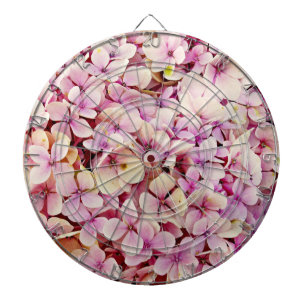 Beautiful Hydrangea Flowers Dart Board