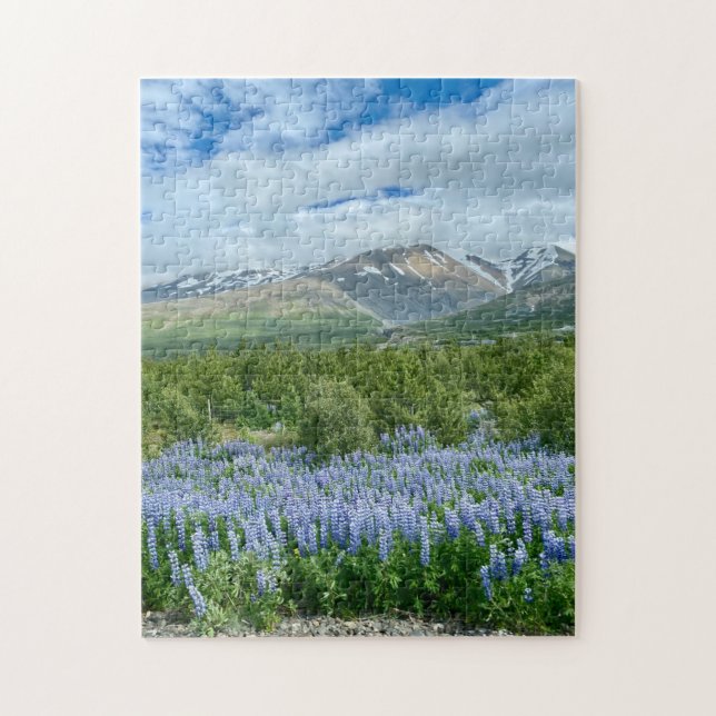 Beautiful Icelandic Landscape Nature Scene Jigsaw Puzzle (Vertical)