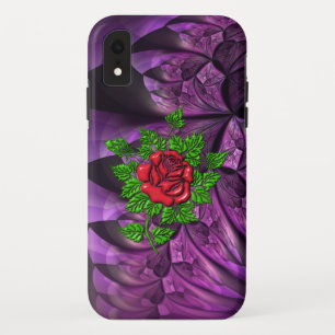 Beautiful Iconic Red Rose iPhone XR Case