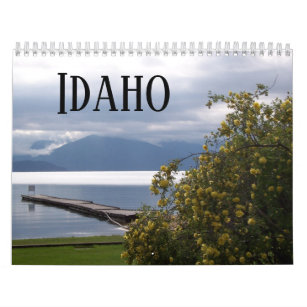 Beautiful Idaho Scenic Photography Calendar