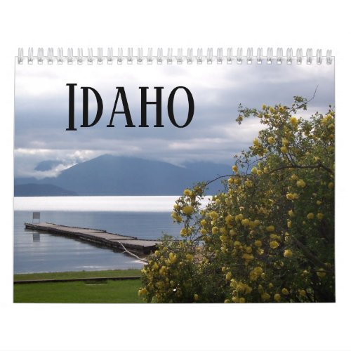 Beautiful Idaho Scenic Photography Calendar