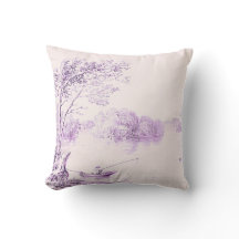 Beautiful Illinois River Throw Pillow