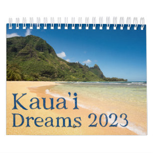 Beautiful images from the Hawaiian Island of Kauai Calendar
