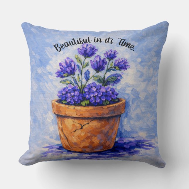 Beautiful in its Time Throw Pillow (Front)