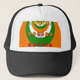 Beautiful India National Flag Colors Hakuna Matata Trucker Hat