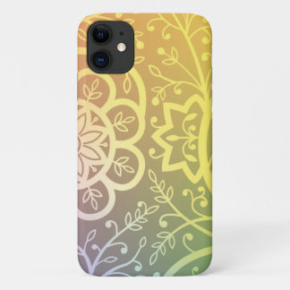 Beautiful indian floral pattern iPhone 11 case