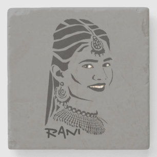 Beautiful Indian Rani Marble Coaster