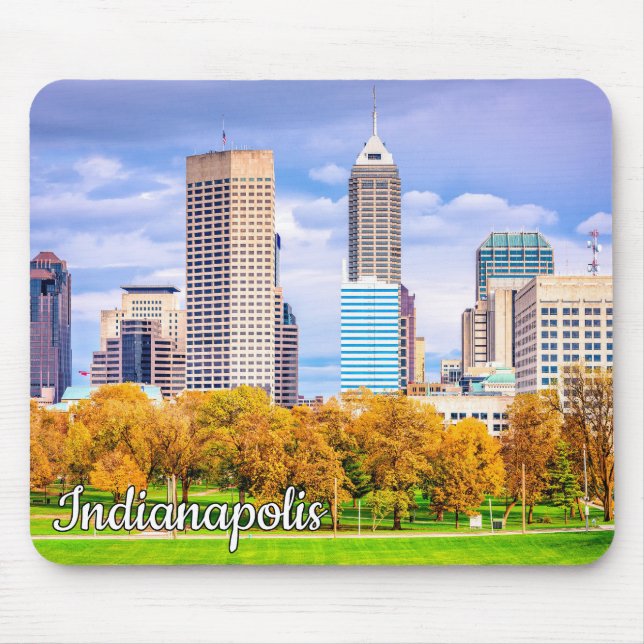 Beautiful Indianapolis, Indiana, United States Mouse Pad (Front)