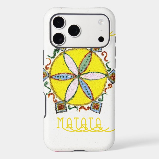 Beautiful Inspirational Star Floral Vector Pattern Iphone Case (Back)
