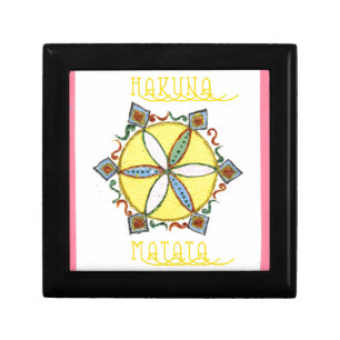 Beautiful Inspirational Star Floral Vector Pattern Jewelry Box