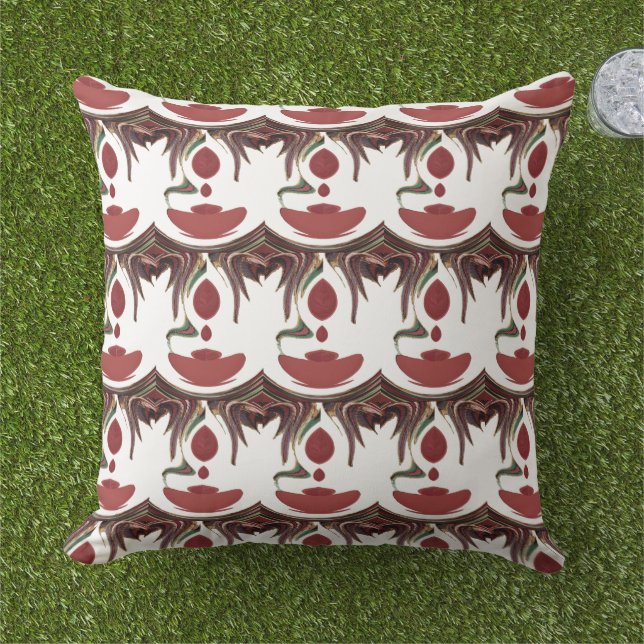 Beautiful Inspirational Summer Design Outdoor Pillow (Grass)