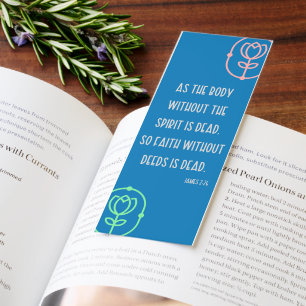 Beautiful Inspiring Faith Bible Verse Bookmarks