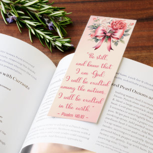 Beautiful Inspiring Psalm Bible Verse Bookmarks