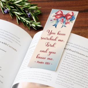 Beautiful Inspiring Psalm Bible Verse Bookmarks