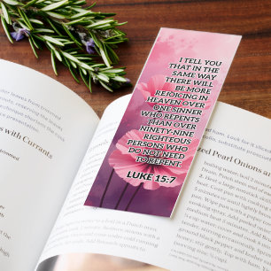 Beautiful Inspiring Repentance Bible Verse Bookmarks