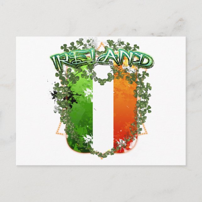 Beautiful Ireland crest Postcard (Front)