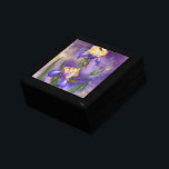 Beautiful Iris Flower Gift Box<br><div class="desc">Beautiful Iris Flower - Migned Art Drawing Collection</div>