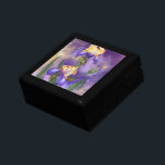 Beautiful Iris Flower Gift Box<br><div class="desc">Beautiful Iris Flower - Migned Art Drawing Collection</div>