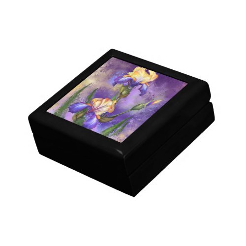Beautiful Iris Flower Gift Box