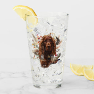 Beautiful Irish Red Setter Glass
