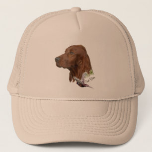 Beautiful Irish Red Setter Trucker Hat