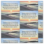 BEAUTIFUL ISAIAH 40:31 INSPIRATION SUNRISE FABRIC