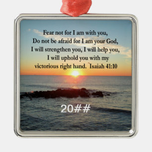 BEAUTIFUL ISAIAH 41:10 SUNRISE METAL ORNAMENT
