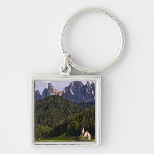 Beautiful isolated lonely church called Rainui 2 Keychain