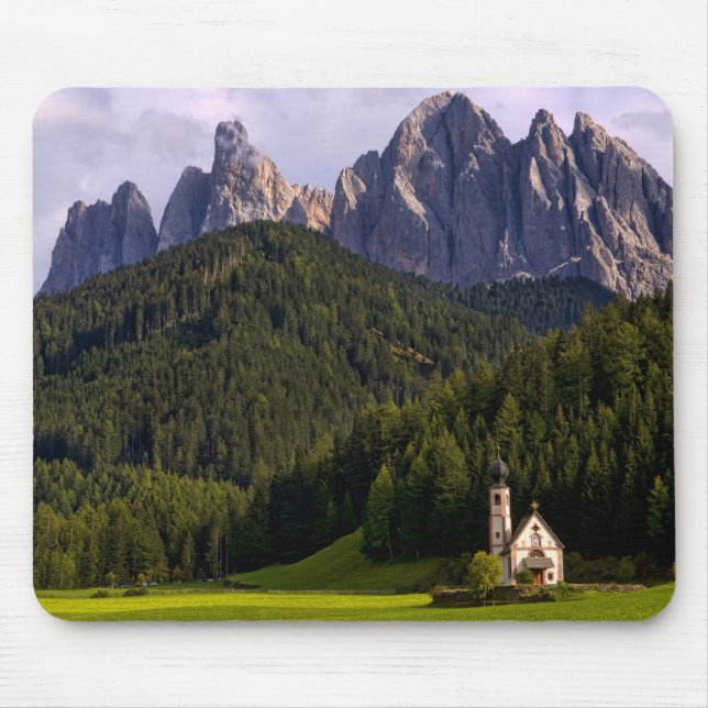 Beautiful isolated lonely church called Rainui 2 Mouse Pad (Front)