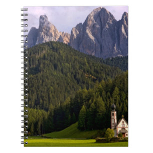 Beautiful isolated lonely church called Rainui 2 Notebook
