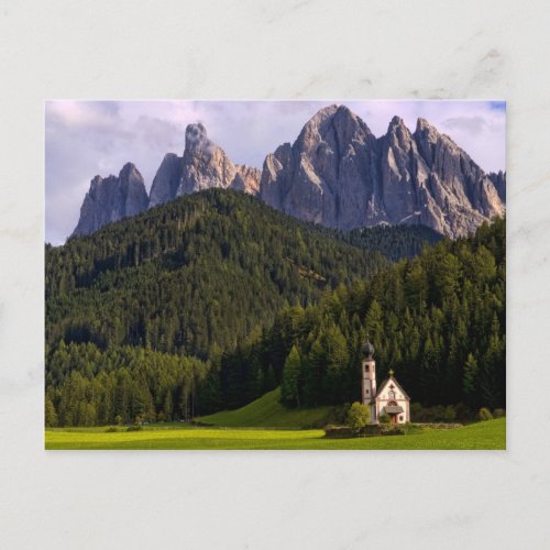 Beautiful isolated lonely church called Rainui 2 Postcard