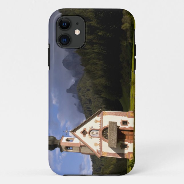 Beautiful isolated lonely church called Rainui Case-Mate iPhone Case (Back)