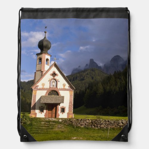 Beautiful isolated lonely church called Rainui Drawstring Bag