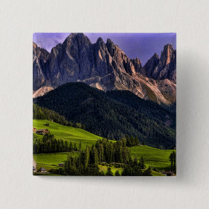 Beautiful isolated lonely church St Maddalena Button